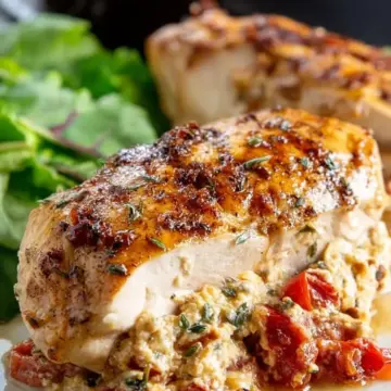 Creamy Pepperjack Stuffed Chicken Breast
