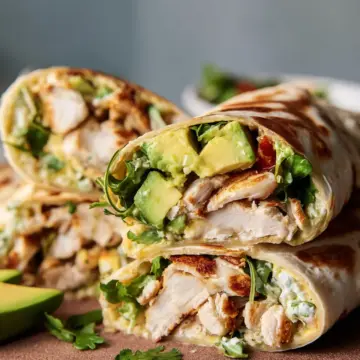 Chicken Avocado Wraps