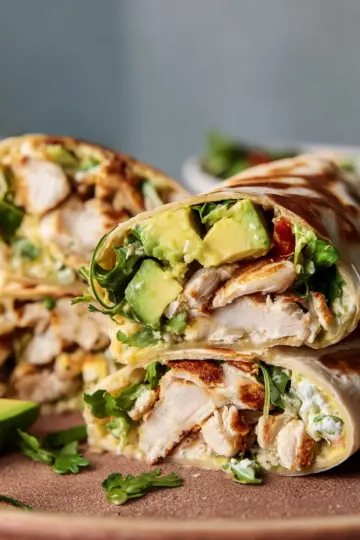 Chicken Avocado Wraps
