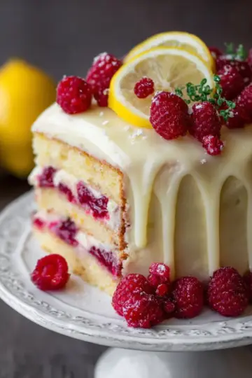 Lemon Raspberry Cake