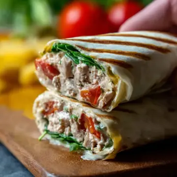 Ultimate Tuna Melt Wrap