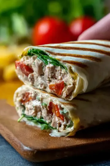Ultimate Tuna Melt Wrap