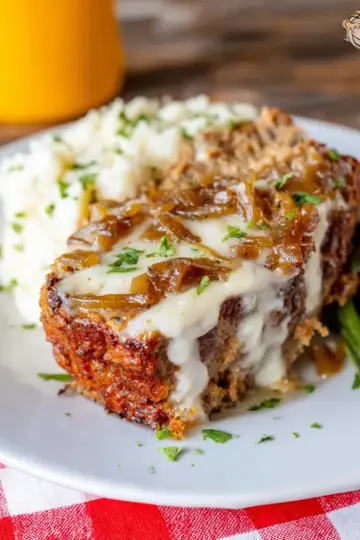 Crock Pot French Onion Meatloaf