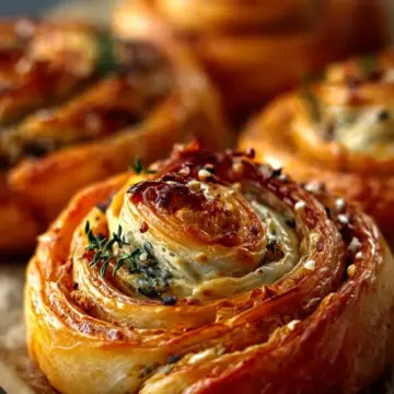 Savory Cheese Pastry Coils