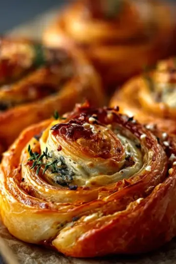 Savory Cheese Pastry Coils