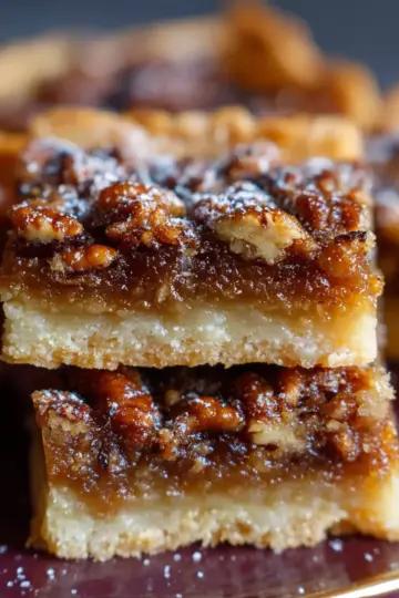 Pecan Butter Tart Squares