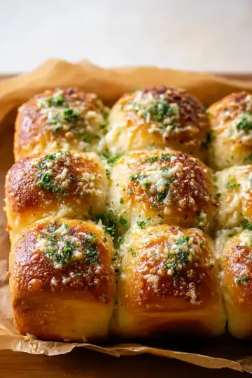 Garlic Parmesan Pull-Apart Rolls