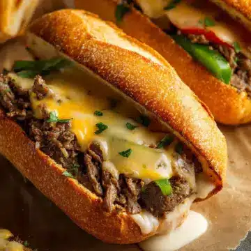 Ground Beef Philly Cheesesteak