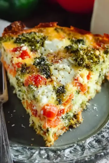 Crustless Vegetable Quiche