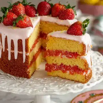 Strawberry Lemonade Cake
