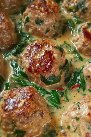 Low-Carb Spinach Turkey Meatballs