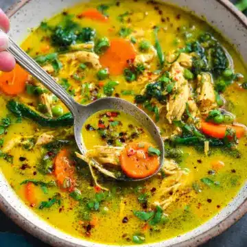 Anti Inflammatory Turmeric Chicken Soup