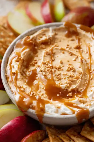 Cream Cheese Caramel Apple Dip
