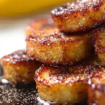 Pan Fried Cinnamon Bananas