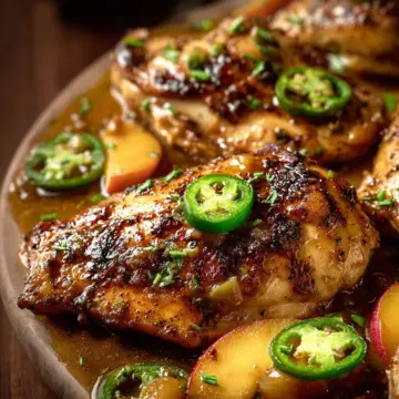 Jalapeno Peach Chicken