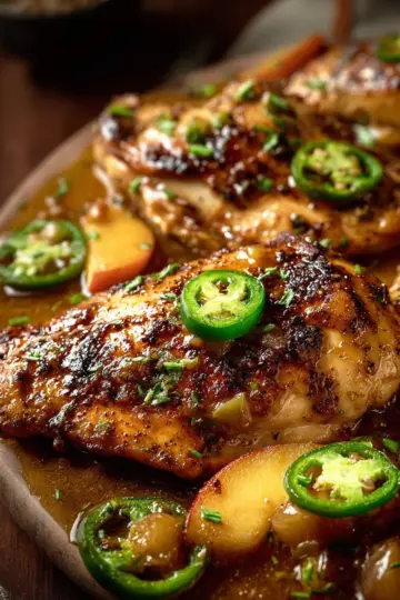 Jalapeno Peach Chicken
