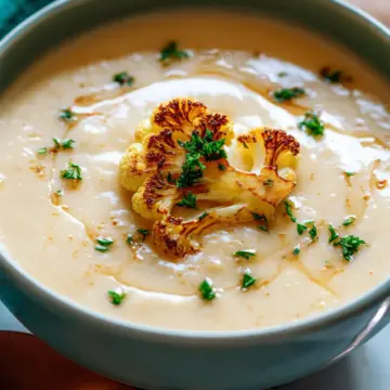 Creamy Roasted Cauliflower Soup