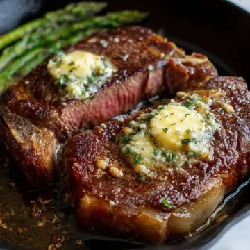 Pan Seared Steak with Garlic Butter