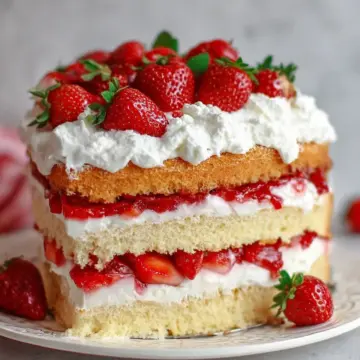 Strawberry Shortcake Cake