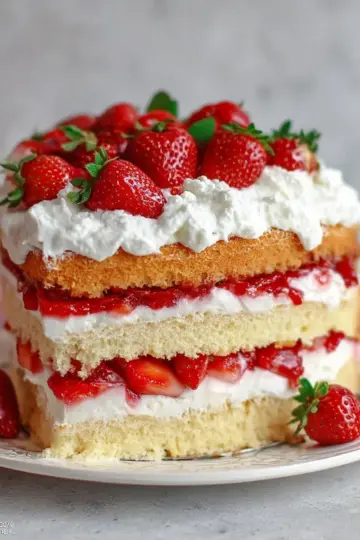 Strawberry Shortcake Cake