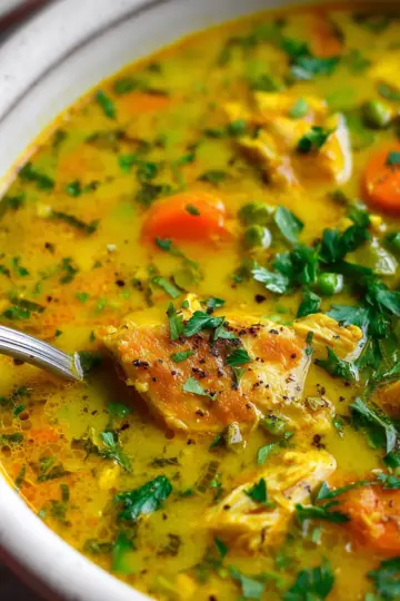Anti Inflammatory Turmeric Chicken Soup