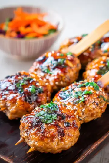 Tsukune, brochettes de poulet à la japonaise