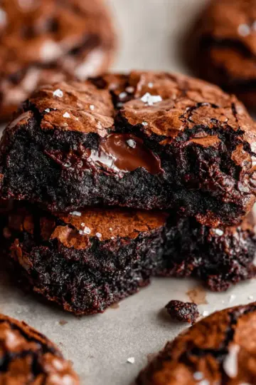 The BEST Fudgy Chewy Brookies
