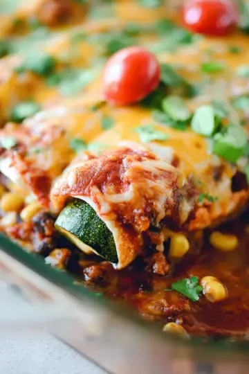 Zucchini Enchiladas