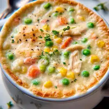Healthy Chicken Pot Pie Soup