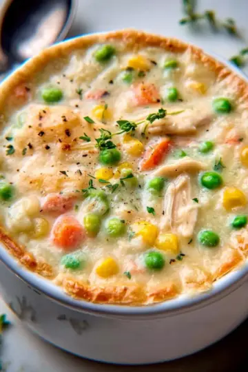 Healthy Chicken Pot Pie Soup