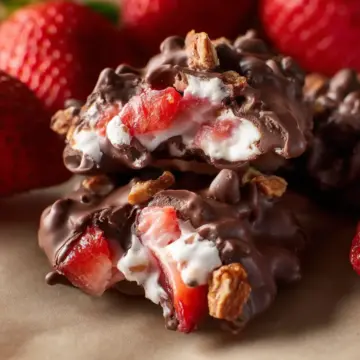 Chocolate Strawberry Yogurt Clusters
