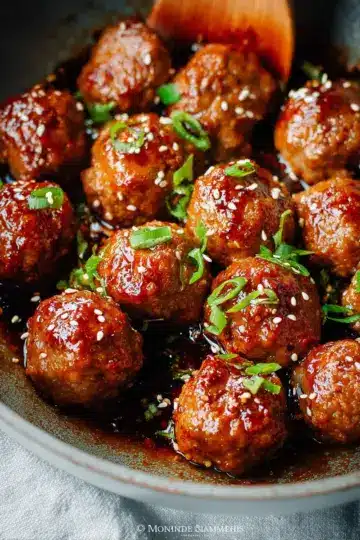 Easy Mongolian Meatballs