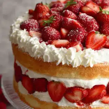 Strawberry Shortcake Cake