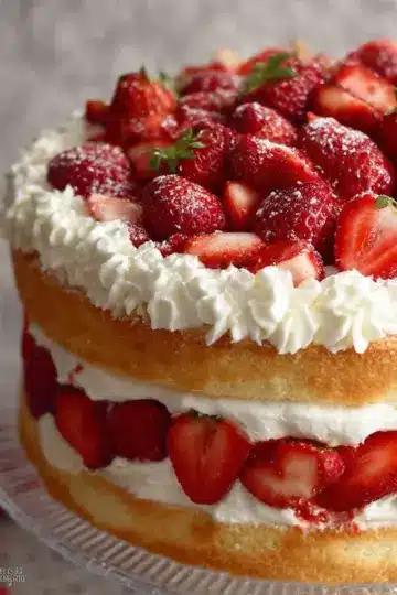 Strawberry Shortcake Cake