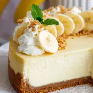 Banana Cream Cheesecake
