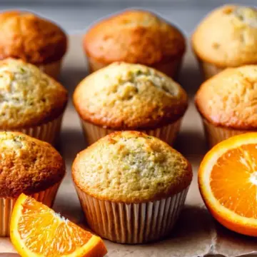 Orange Cardamom Muffins