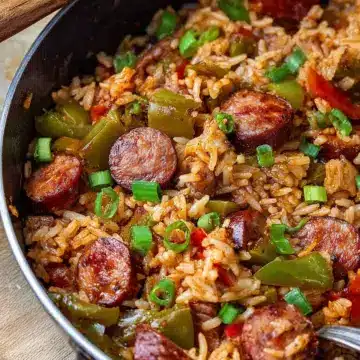 Cajun Sausage and Rice Skillet
