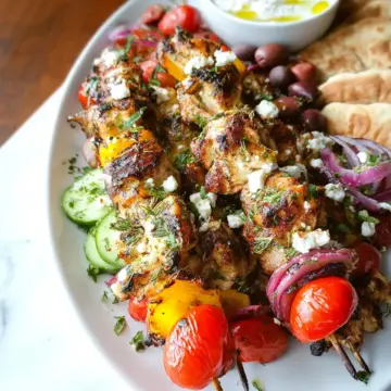Greek Chicken Kabobs