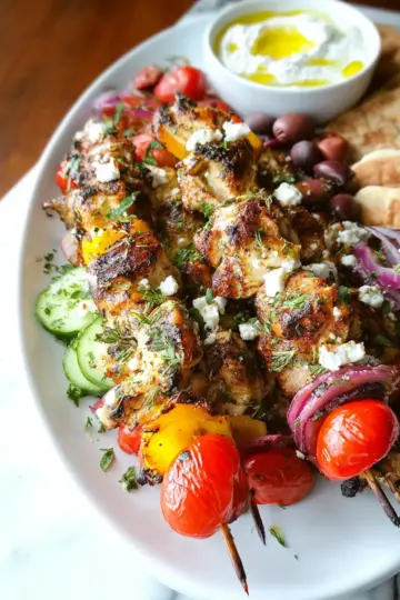 Greek Chicken Kabobs