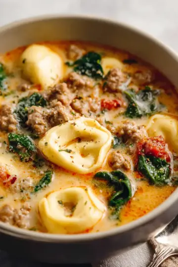 Sausage Tortellini Soup
