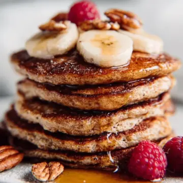 Healthy Banana Oatmeal Pancakes