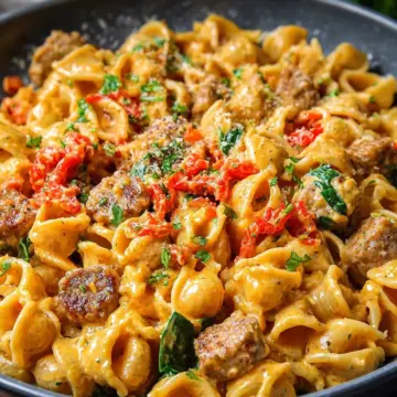 Creamy Cajun Sausage Pasta