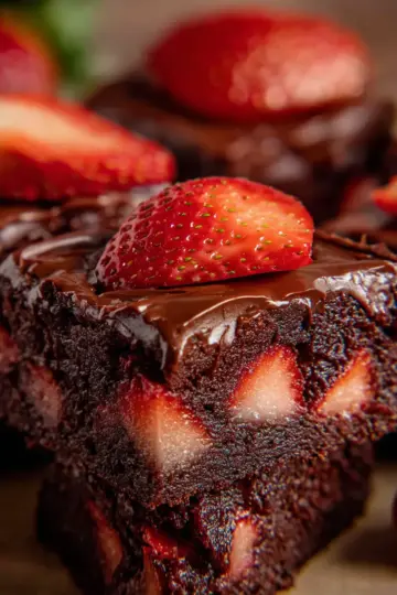 Strawberry Brownies