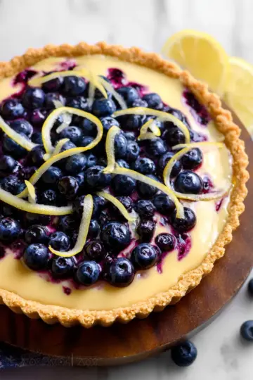 Lemon Blueberry Tart
