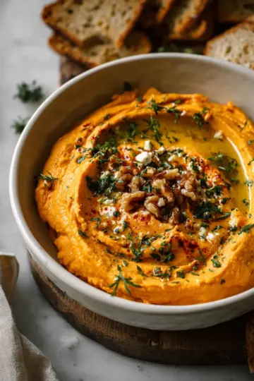 Pumpkin Whipped Feta Dip