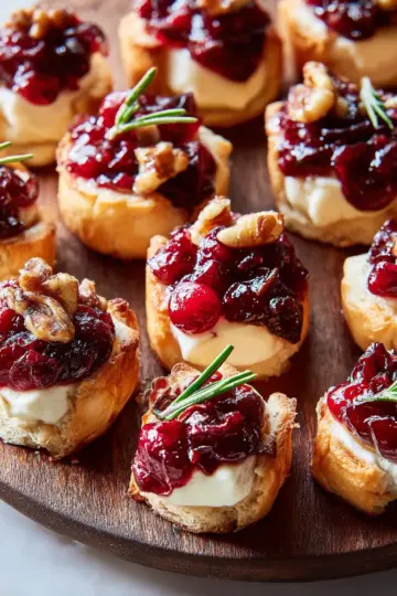 Cranberry Brie Bites