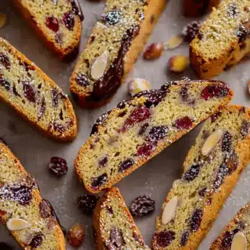 Cranberry Orange Almond Biscotti