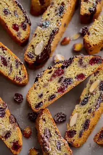 Cranberry Orange Almond Biscotti
