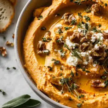 Pumpkin Whipped Feta Dip