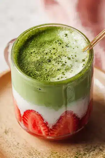 Strawberry Matcha Latte